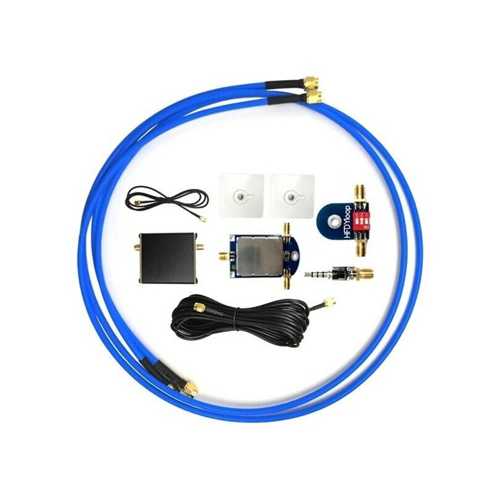 Compact HFDY Active Small Magnetic Loop Antenna For HF Short Wave AM FM VHF UHF