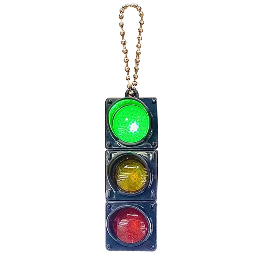 Cute Traffic Light Keychain Creative Personality Backpack Traffic Light Pendant