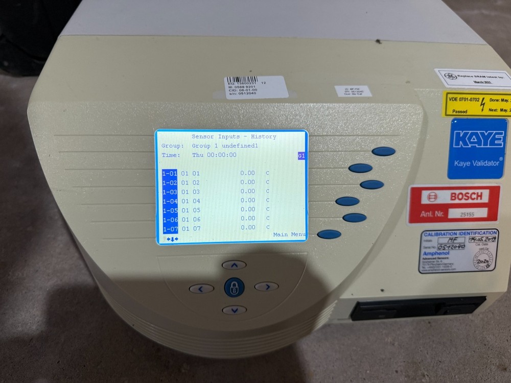 Kaye GE Sensing Model 2000 X2000 Validator