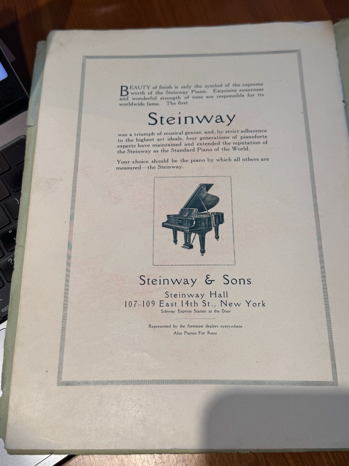 RARE! Ballet Legend ANNA PAVLOWA (Pavlova) Early 1900s Souvenir Program