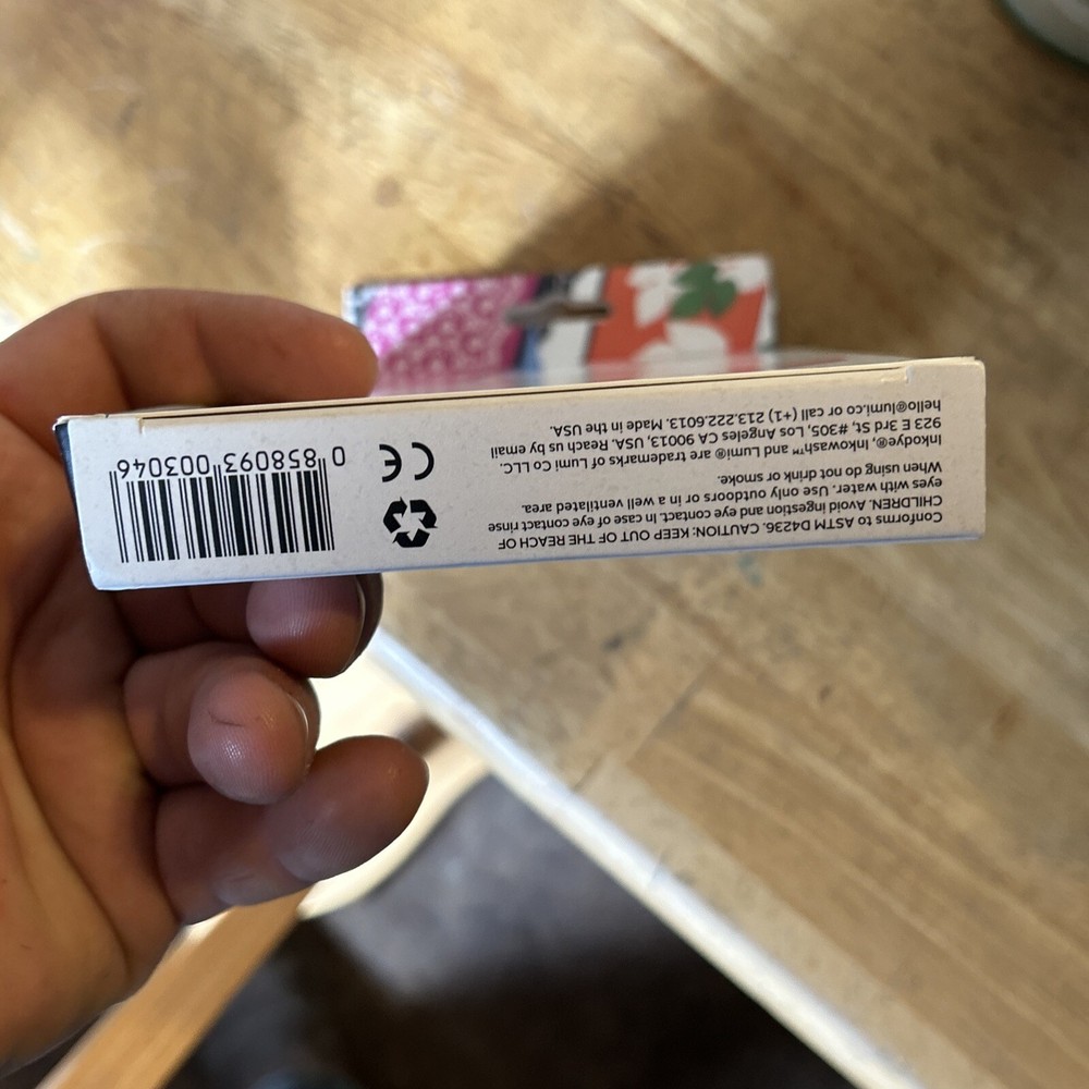 Lumi Shadow Printing Kit - Print your Own Canvas Pouch! ~ Open Box