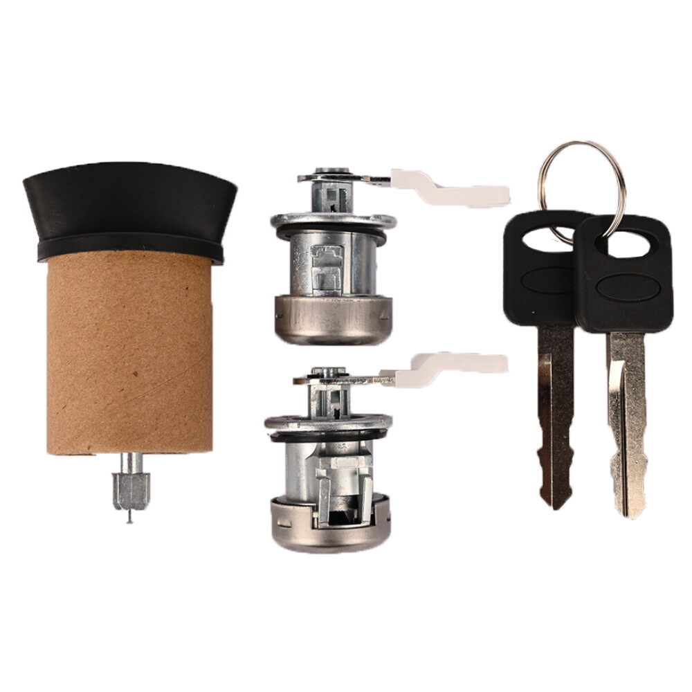 For Ford Ignition Switch Lock Cylinder 2 Door Lock Cylinder 2 KEY SAME MATCHED!!