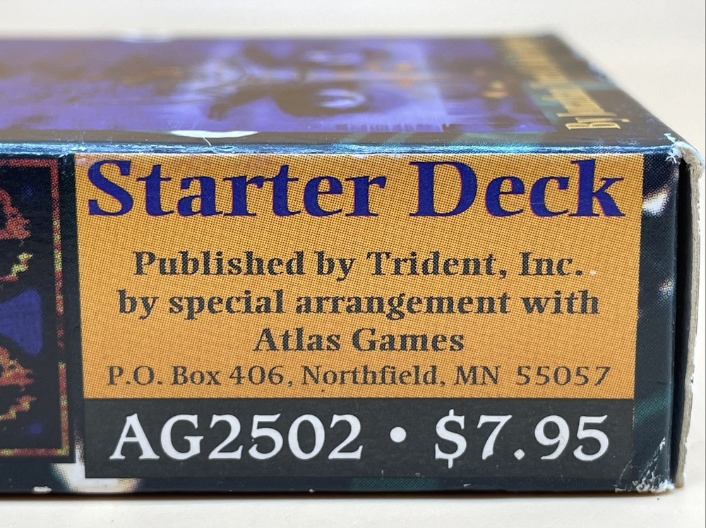 On The Edge Atlas Games CCG Starter Deck Bundle x6 1994 Boxed Set