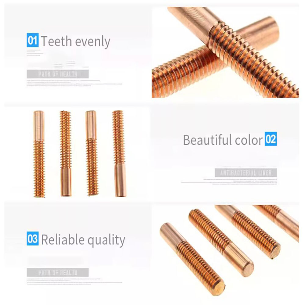 M2-M20 Spark Electrodes T2 Pure Cu Thread Electrode Copper Red Copper Screw