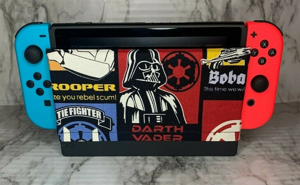 Darth Vader Nintendo Switch Dock Cover Screen Protector Cotton USA made