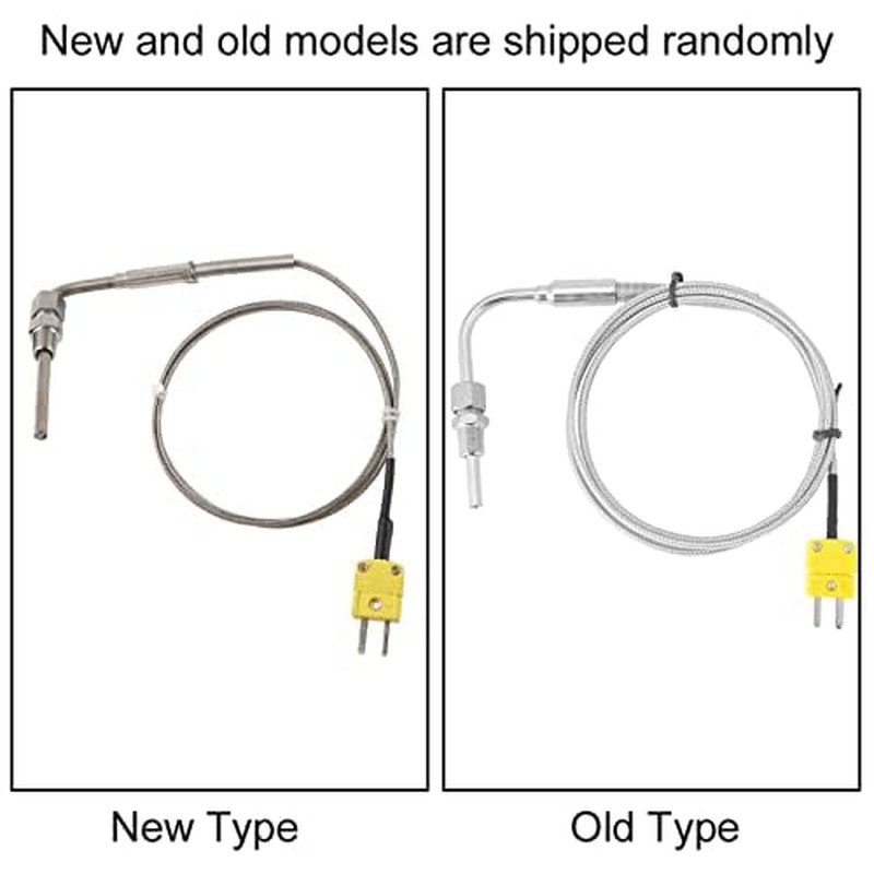 K-Type Thermocouple Temperature Probe Sensor, 1/8" PT, Exposed Tip EGT