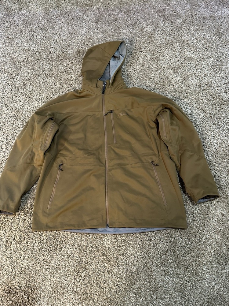 Sitka Mens M Jetstream Jacket Windstopper Jacket - Mud - 600037