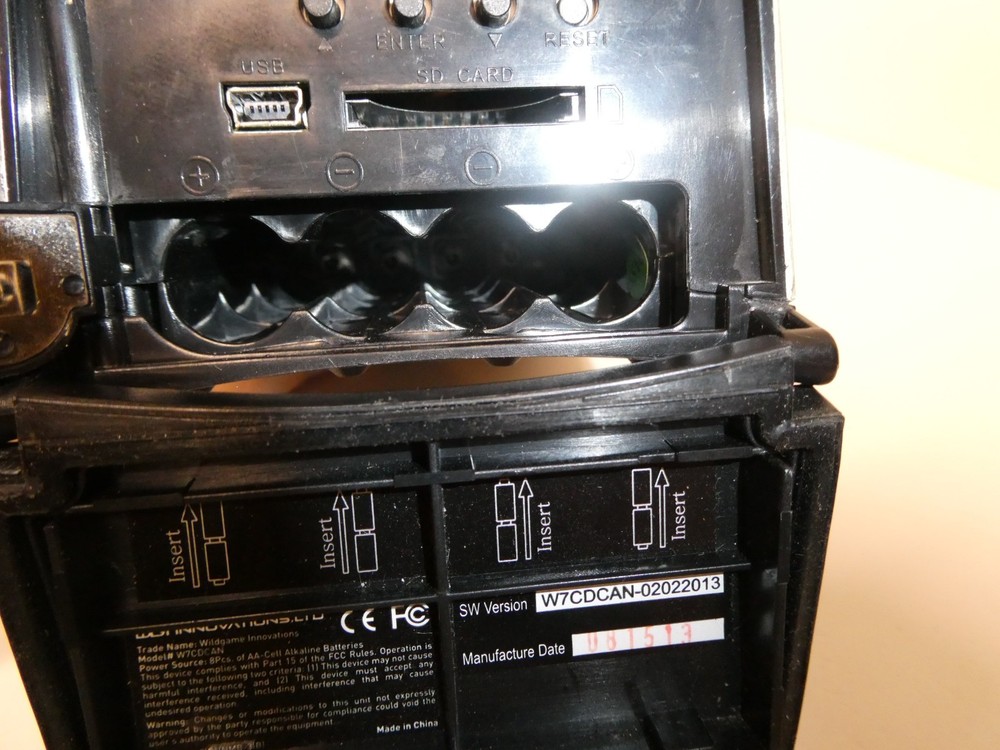 Wildgame Trail Digital Camera Model W7CDCAN Untested!