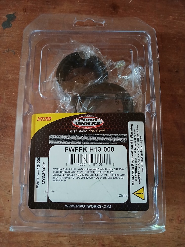 Pivot Works Fork Rebuild Kits Pwffk-H13-000