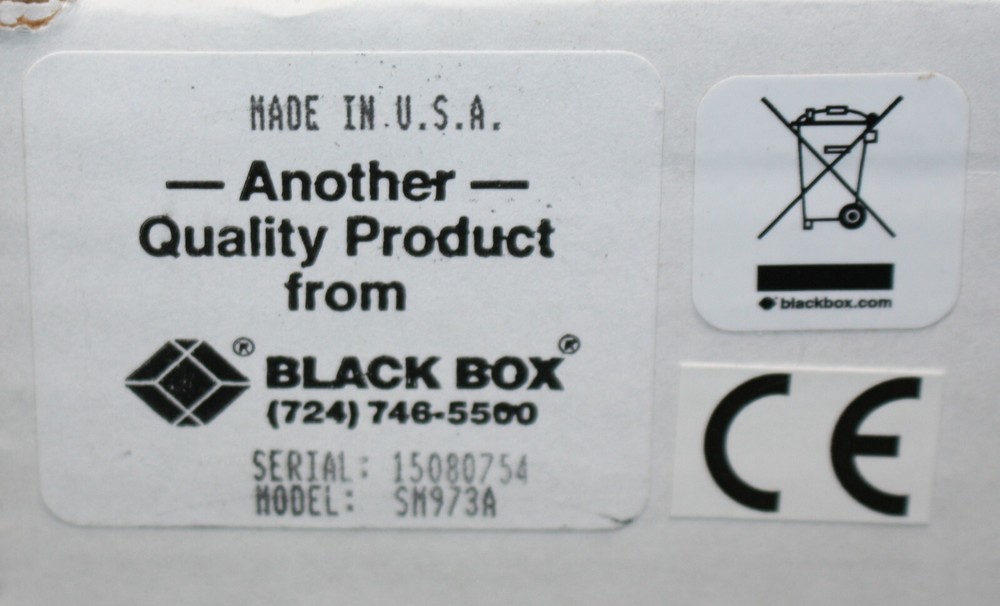 Black Box Pro Switching System Plus SM973A, 120V Power A/B Switch Card, Module
