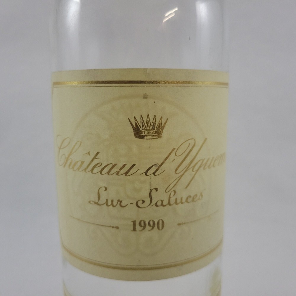 chateau d'yquem 1990 Empty Bottle