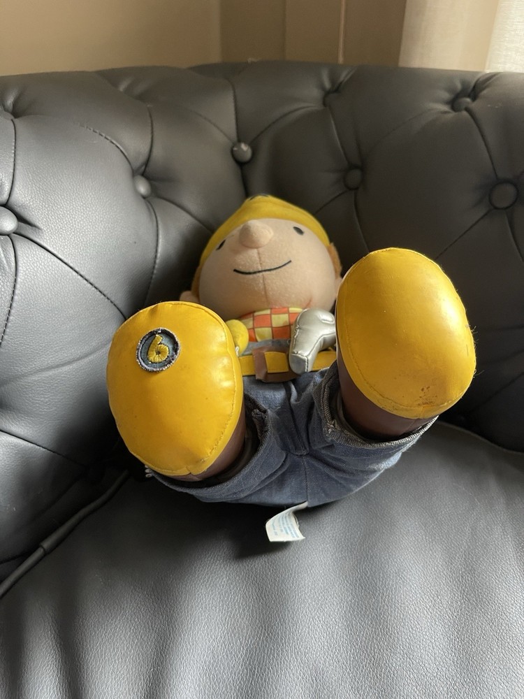 Vintage 2000 Read Along Talking Bob The Builder Interactive Plush Working