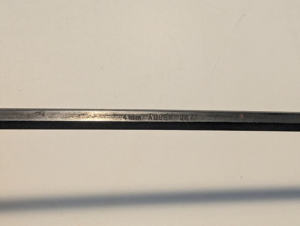 4 MM ALLEN LONG ARM HEX KEY USA