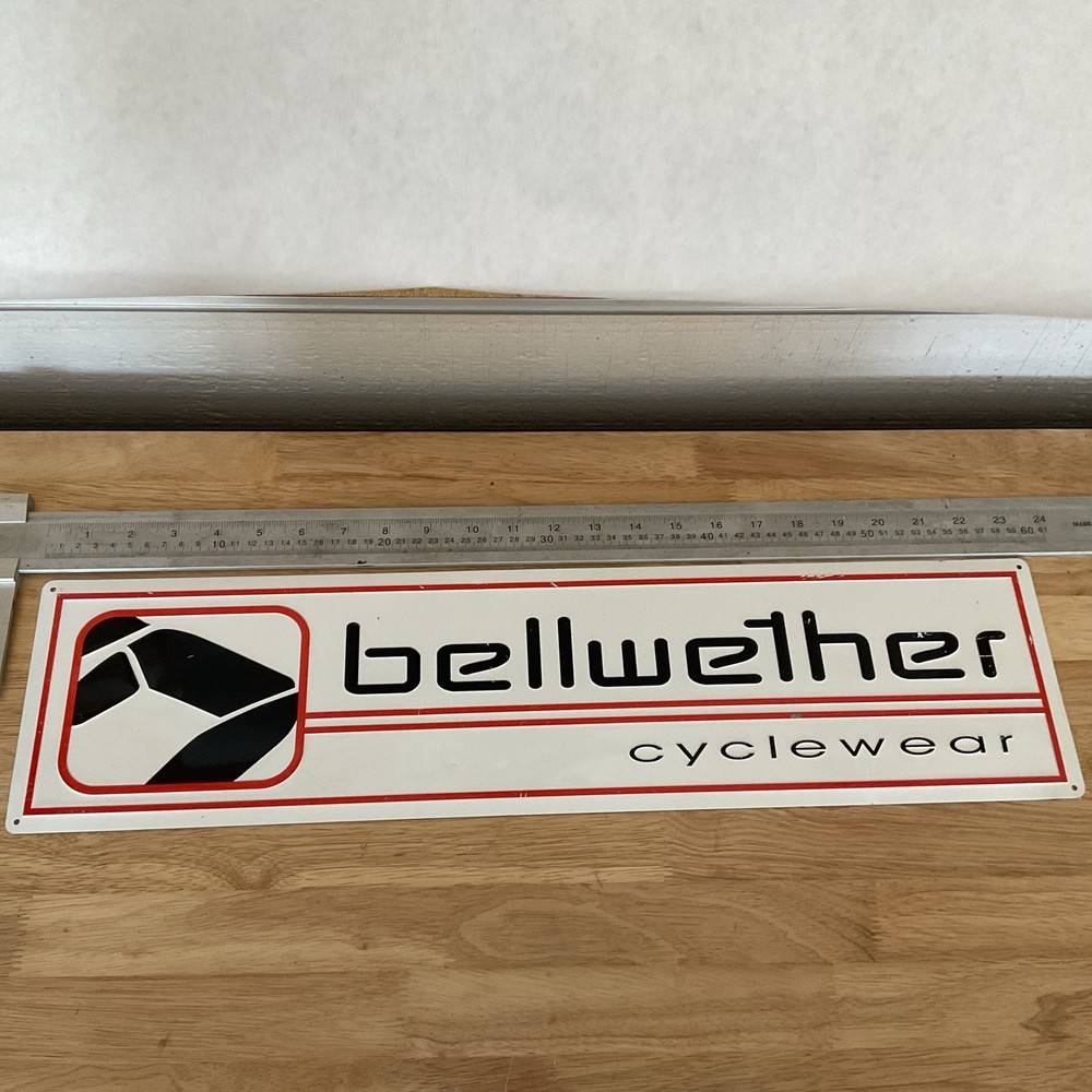 Vintage Bellwether Cyclewear Tin Signs
