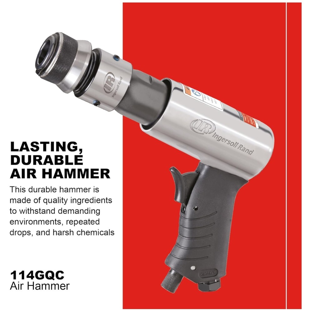 Heavy-Duty Air Hammer with Quick Change Set