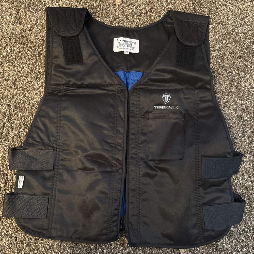 Techniche 6626-N Fire Resistant Cooling Vst, Blue, Flame Resistant Nomex