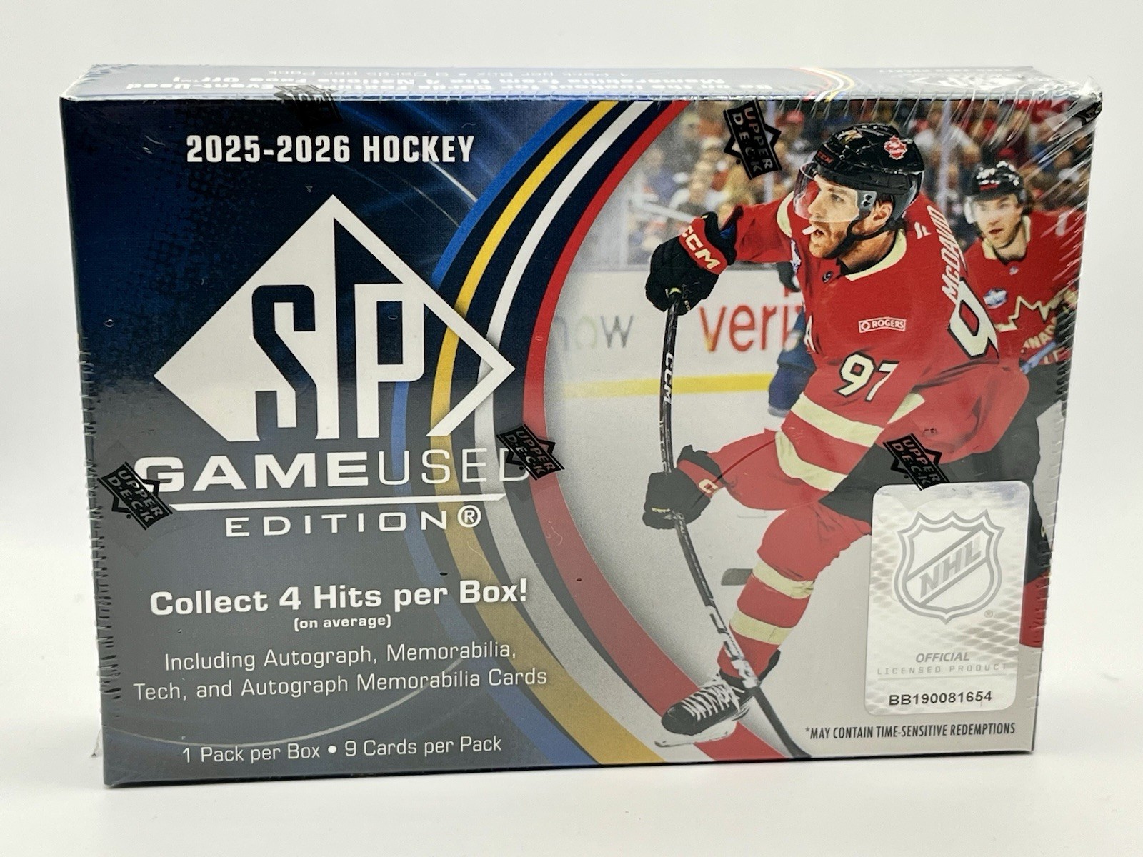 2025-26 Upper Deck SP Game Used Hockey Hobby Box - FACTORY SEALED