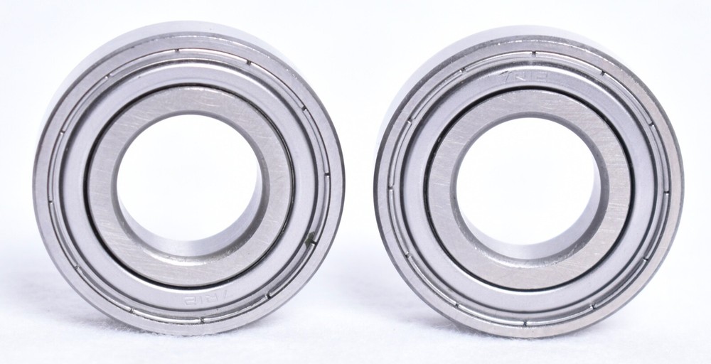 2 Count Double Shielded Steel Ball Bearings 7R12