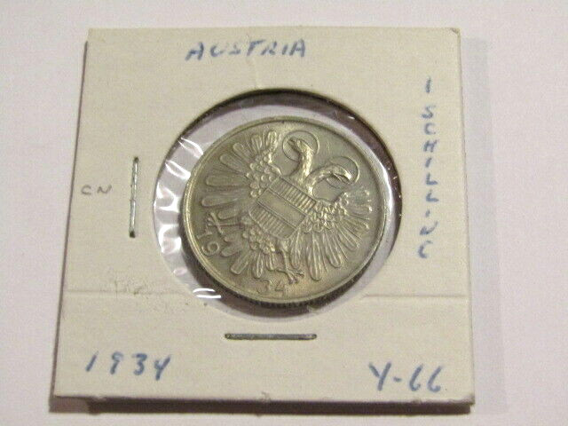 Austria 1934 1 Schilling Coin