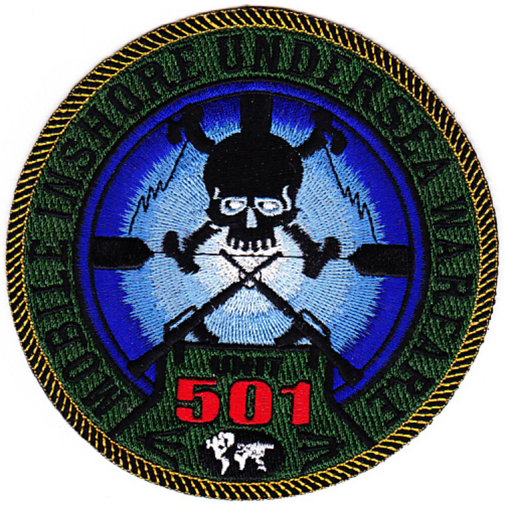 MIUWU-501 Naval Mobile Undersea Warfare Unit Five Zero One Patch