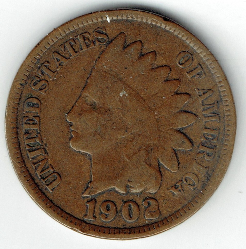 1902 Indian Head Small Cent 'NICE COIN'  FREE SHIPPING