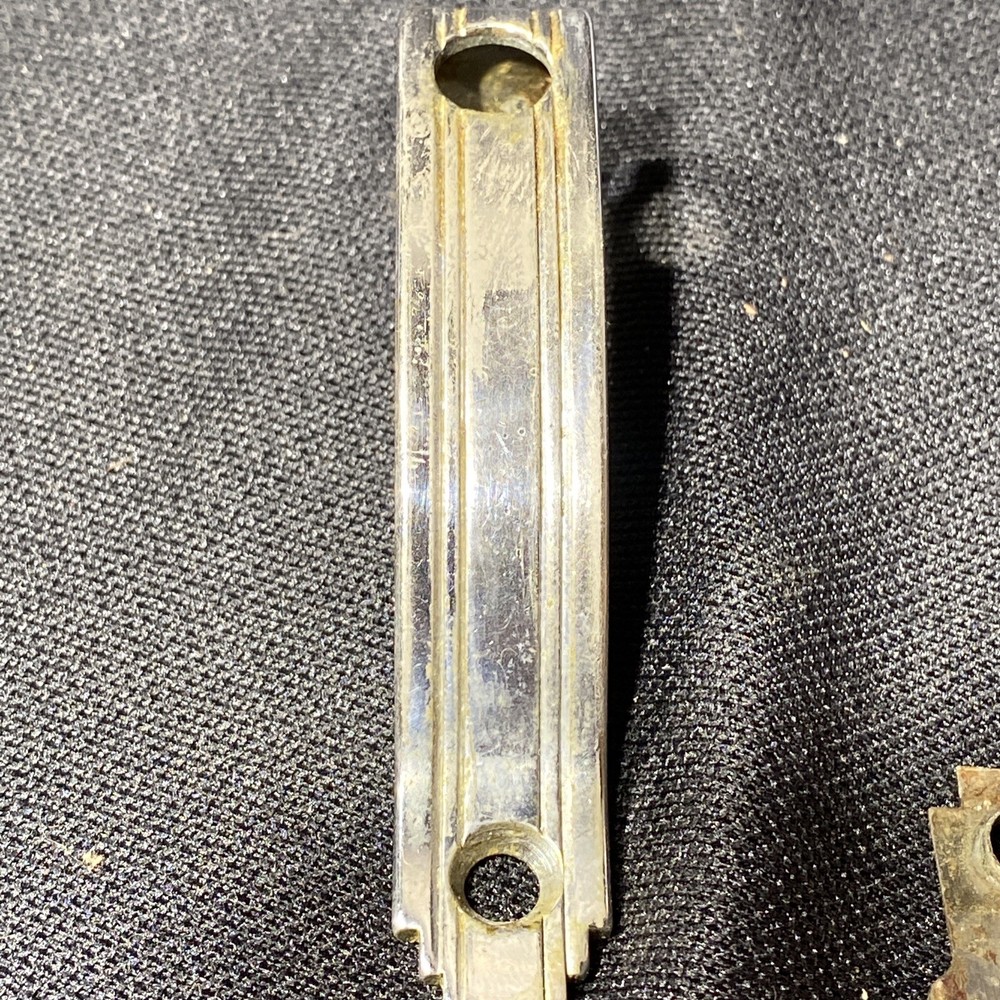 Vintage Art Deco Chrome Kitchen Drawer Cabinet Pulls