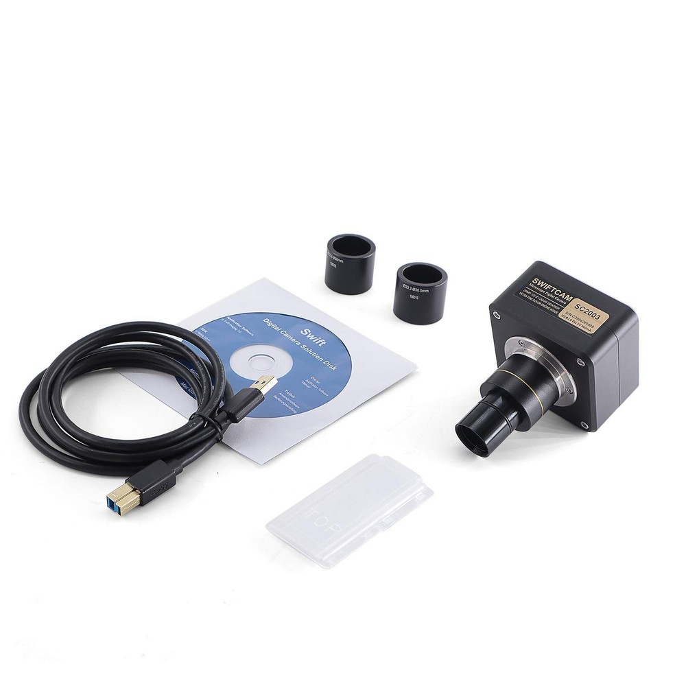 SWIFT Compound trinocular Microscope, 40X-2500X Mechanical Stage Microscope f...