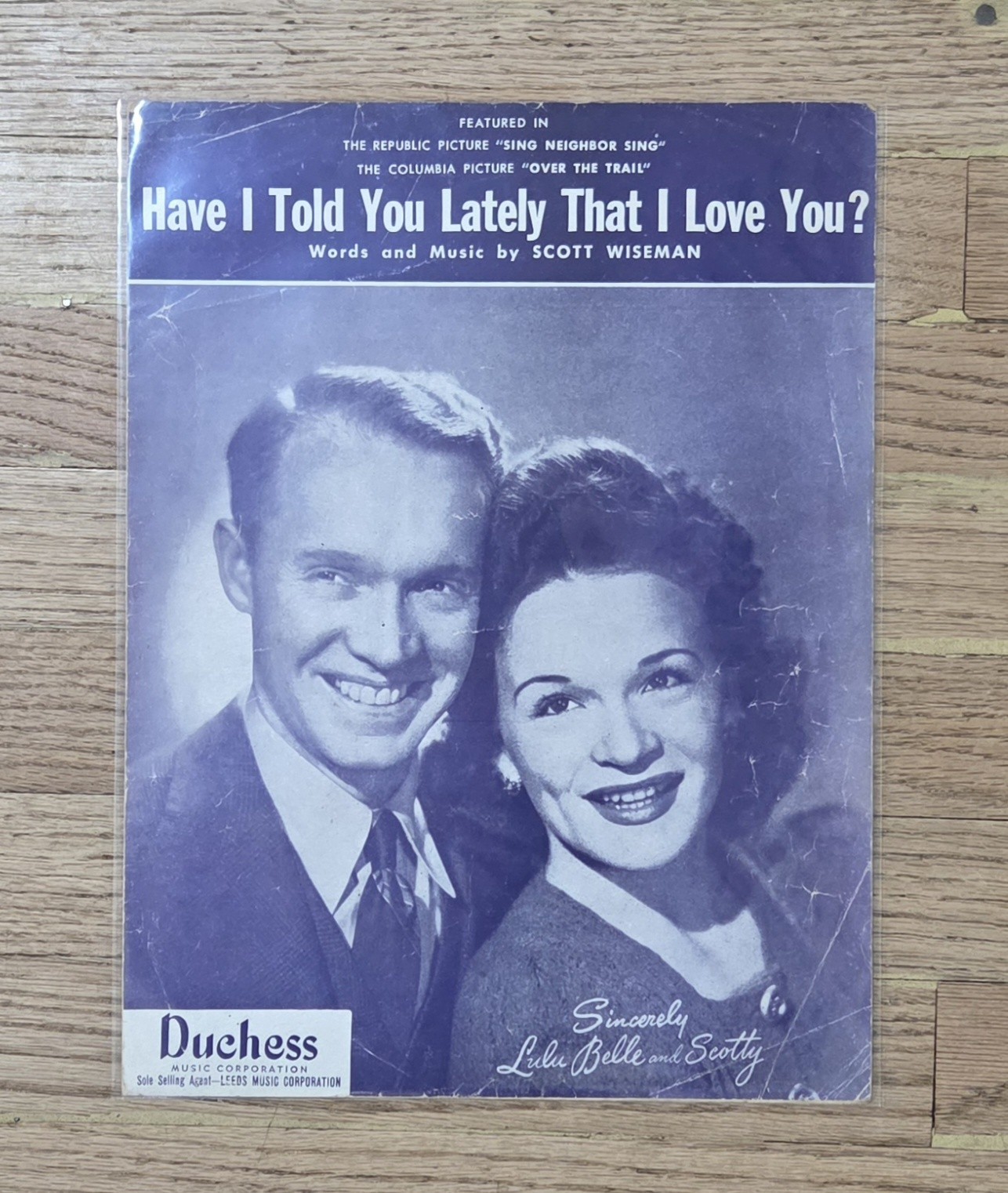 (8) Vintage Music Sheets Lot