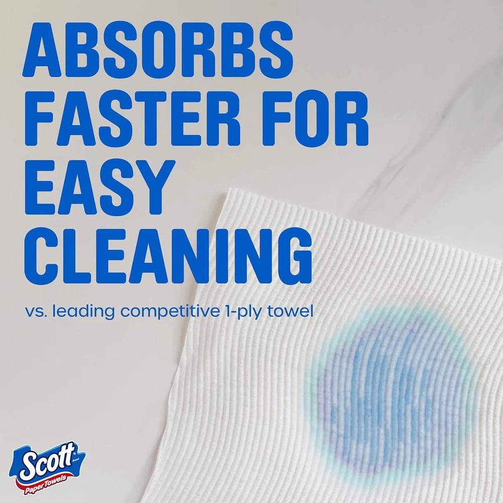 Paper Towels, Choose-A-Sheet, 6 Double Rolls = 12 Regular Rolls (108 Sheets per