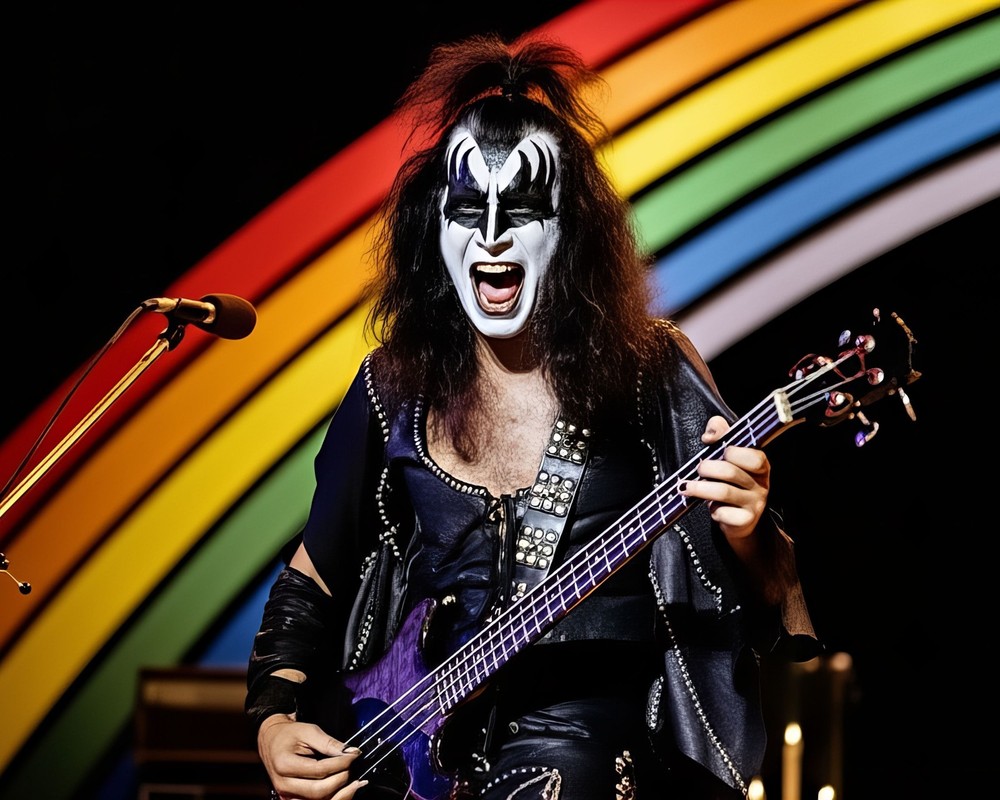 Gene Simmons KISS 8x10 Reprint