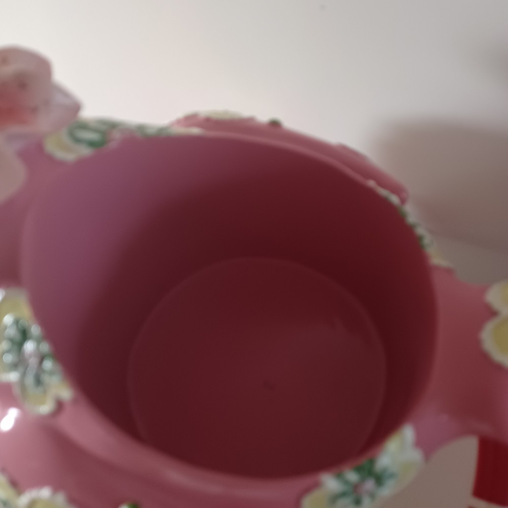 Pretty Pink Decorative Bird Planter
