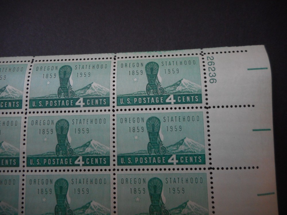 Scott 1124, 4 cent, Oregon, Sheet