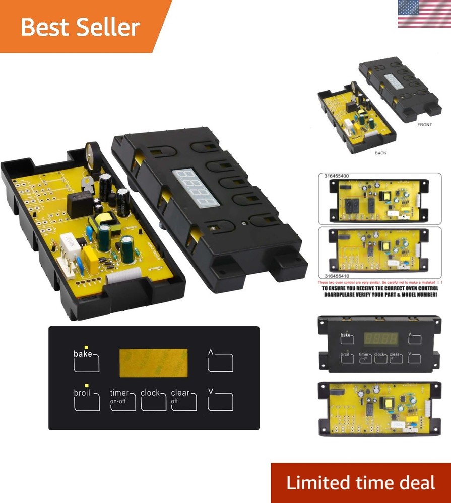 5304518661 Range Oven Control Board - Reliable Timer for Kenmore and Electrolux