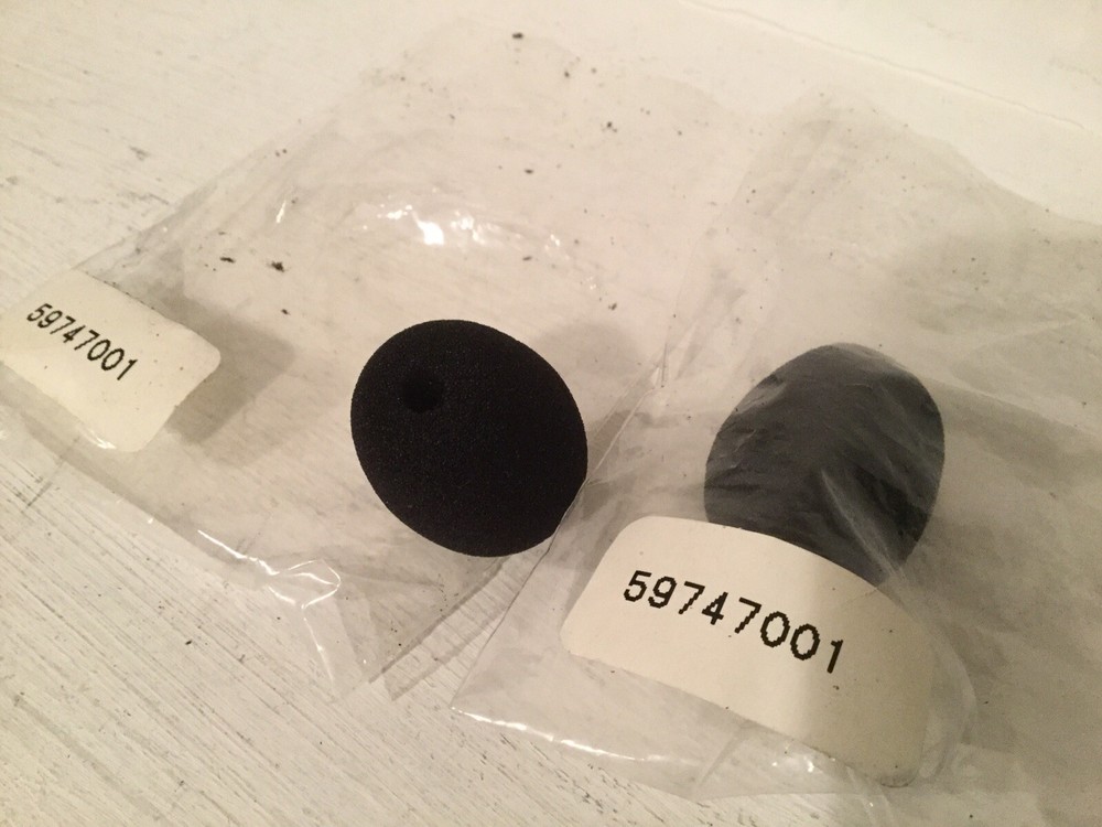 Replacement Part#59747001 Foam Windscreen for Mic (qty3) New