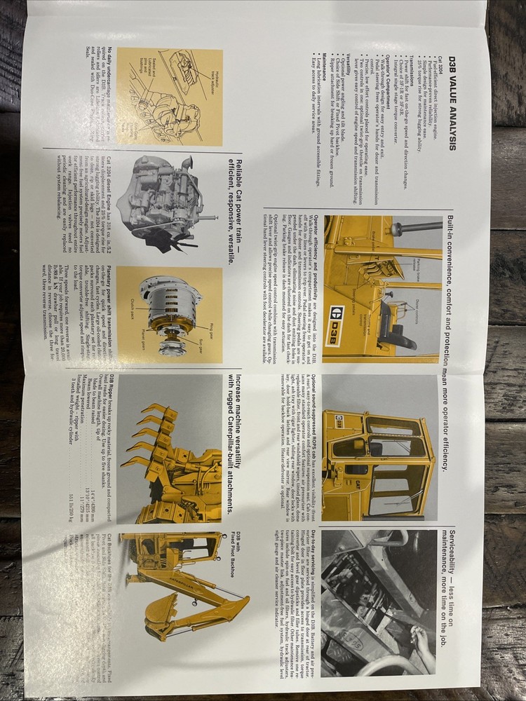 Caterpillar D3B Brochure ‘84