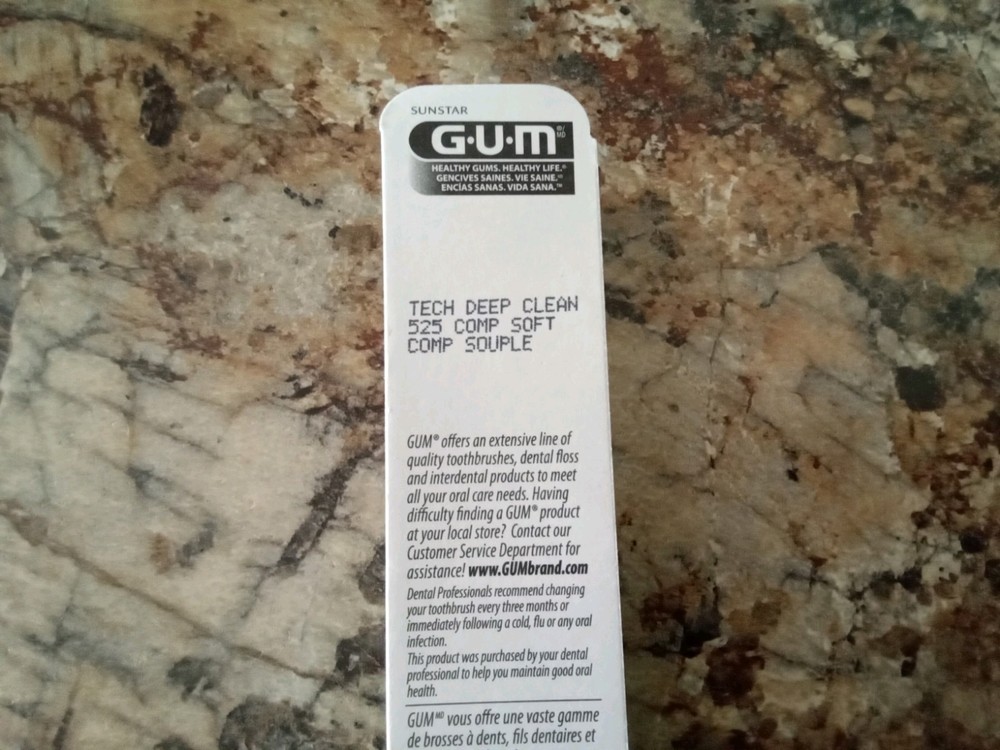 GUM Sunstar 525 Compact Soft Technique Deep Clean Green Handle