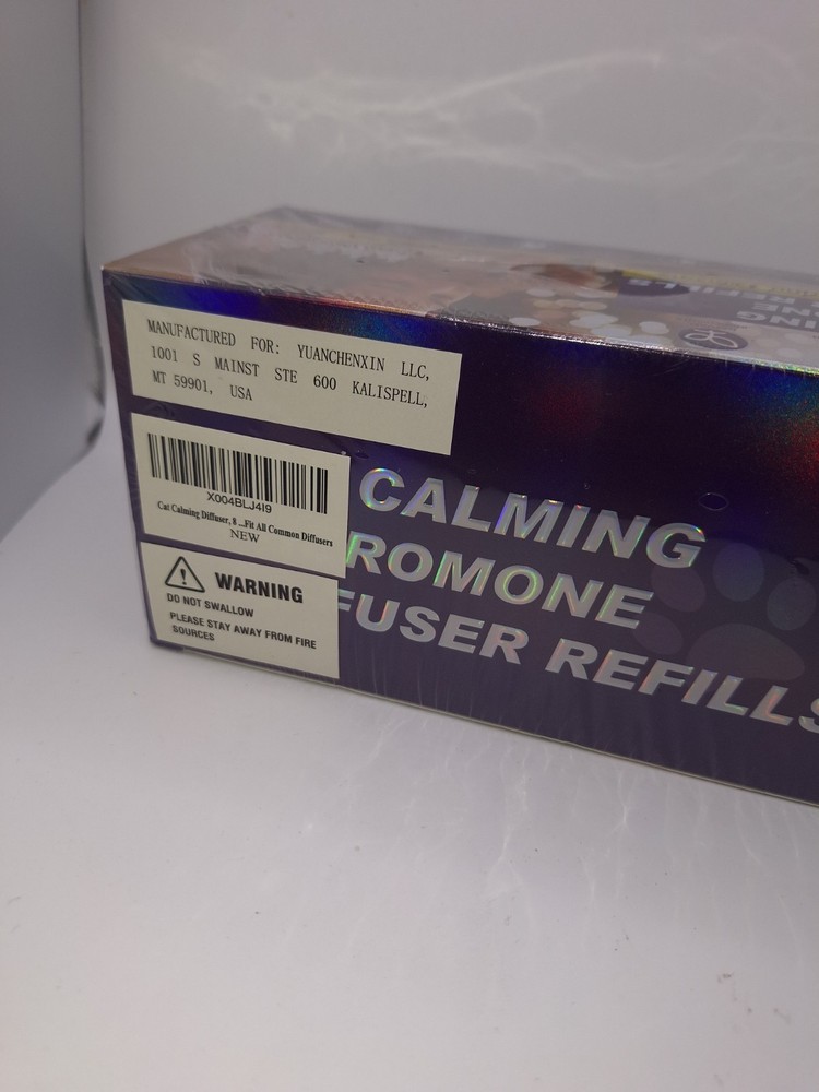 Cat Calming Diffuser Refill, 8 Pack Pheromones for Cats Multicat 8 New Sealed