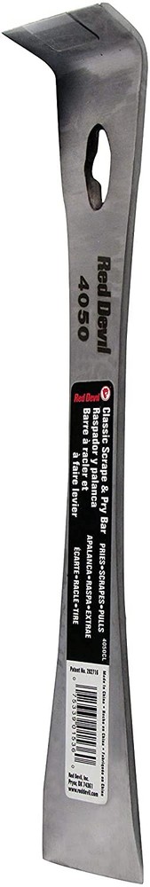 Red Devil 4050CL Classic Heavy Duty Scrape & Pry Bar 6-Pack