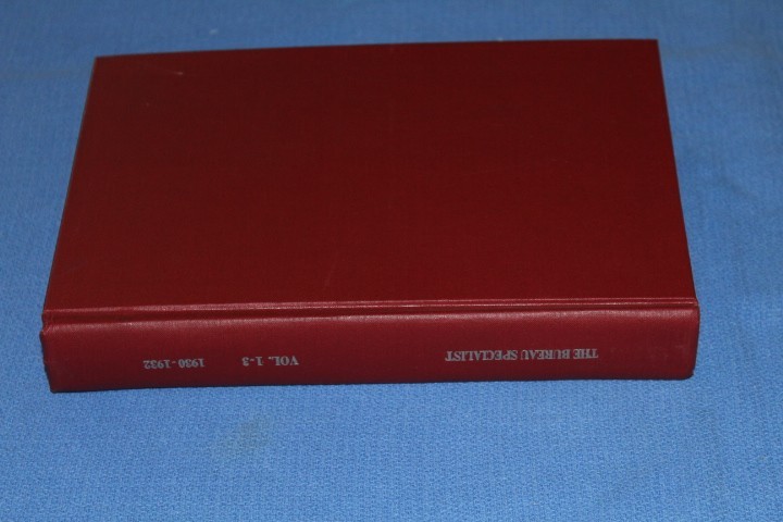 The Bureau Specialist Vol 1-3 1930-1932 Updated Reprint 1987 ed BlueLakeStamps