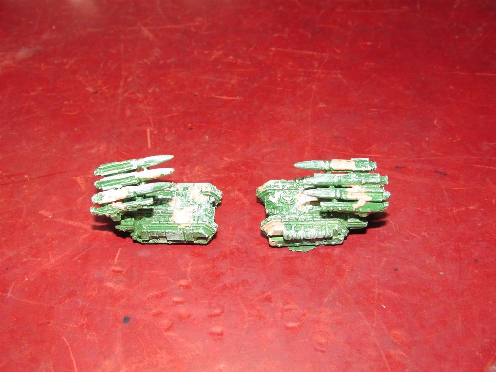 Warhammer Epic 40k: metal Imperial Guard Manticore x2
