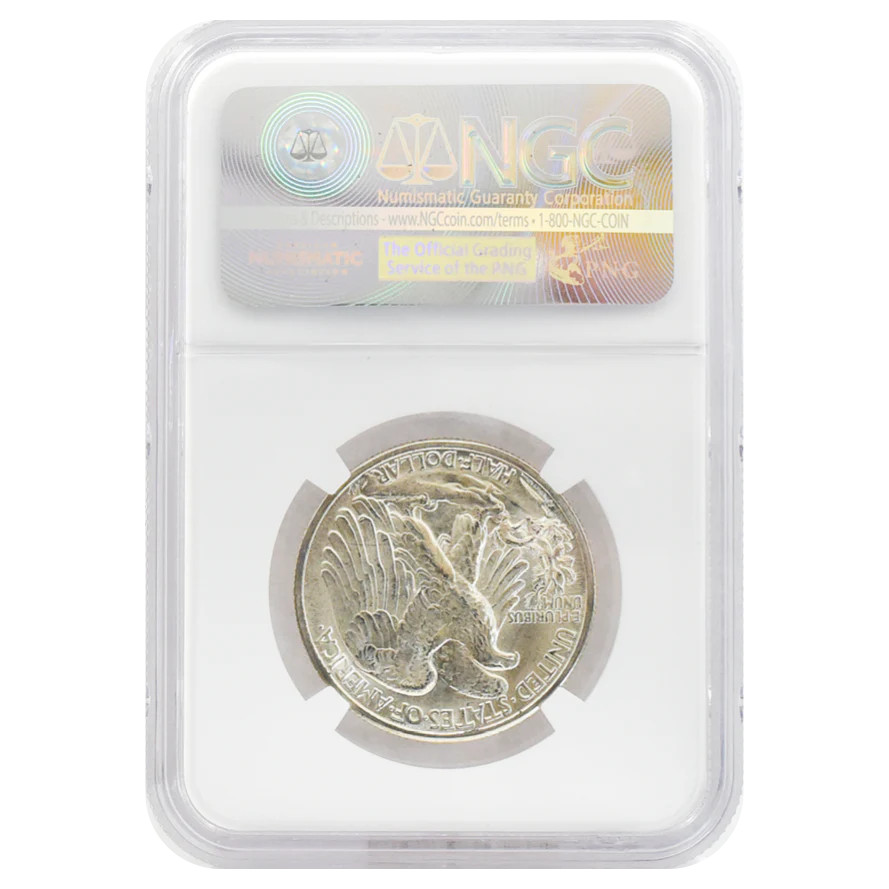 1945-D Walking Liberty Half Dollar MS65 NGC