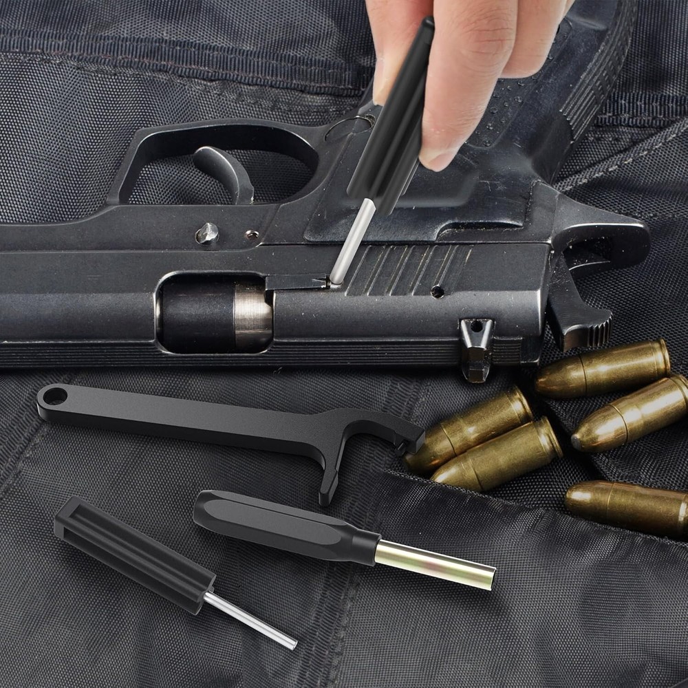 Sight Pusher Tool with Tool Kit for Handguns Front Rear Sight Removal Adjustment
