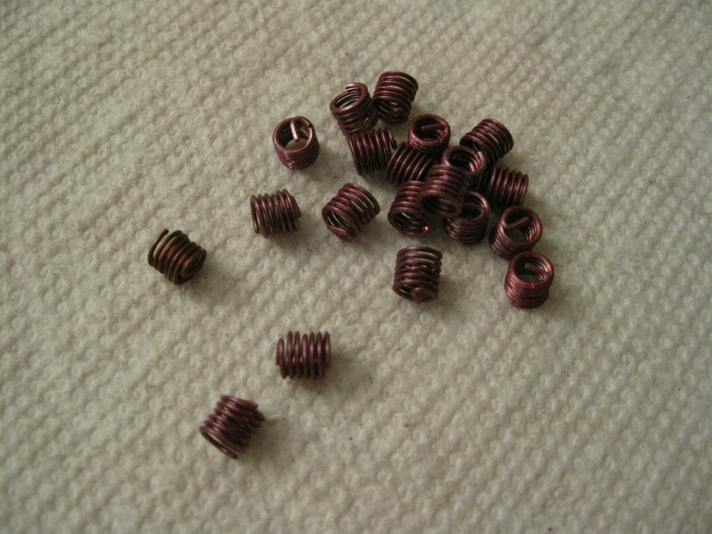 #8-32 x .246 Helicoil Screw-Locking Thread Insert 20pc Lot