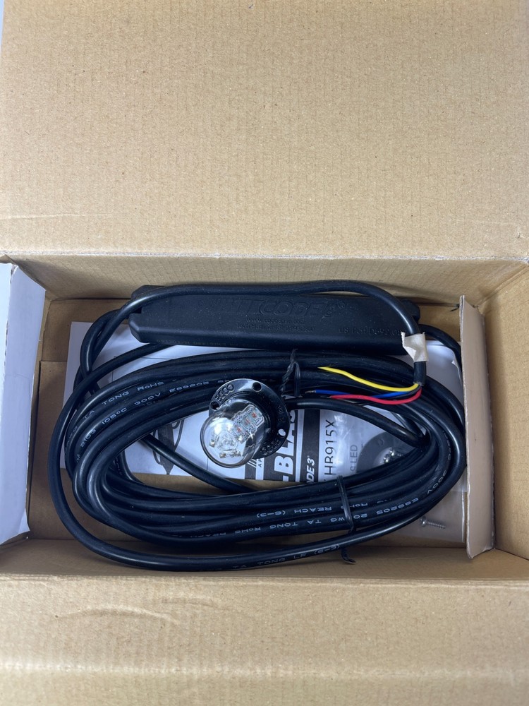 Code 3 HB915A Hide-A-Blast Corner LED Amber Strobe Warning Light