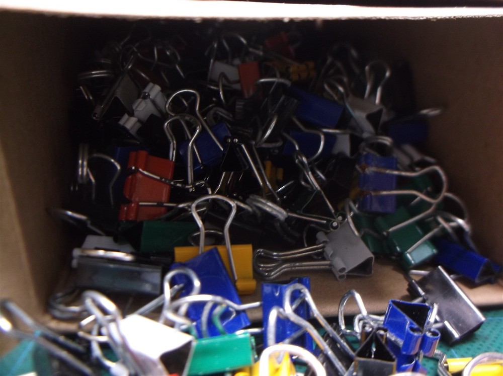 300 Assorted Colors Mini Binder Clips