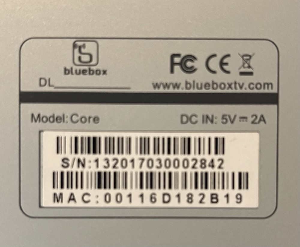 BlueBox TV Core Streaming Media Player