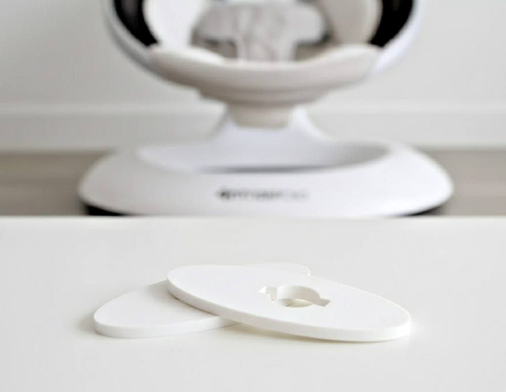 Mobile Support Insert Disc For 4Moms Mamaroo White 2 Pack