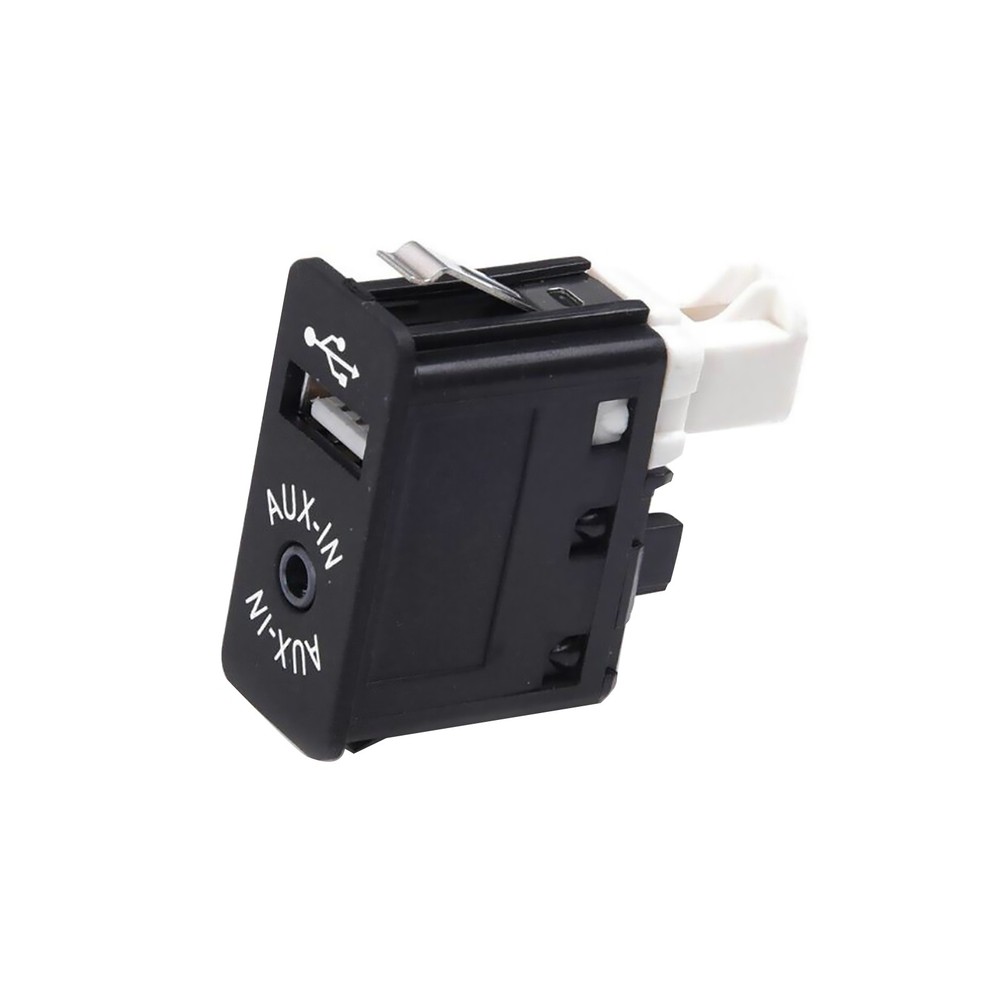 Car USB AUX In Plug Auxiliary Input Socket Adapter For E81 E87 E90 F10 F12 E70 X