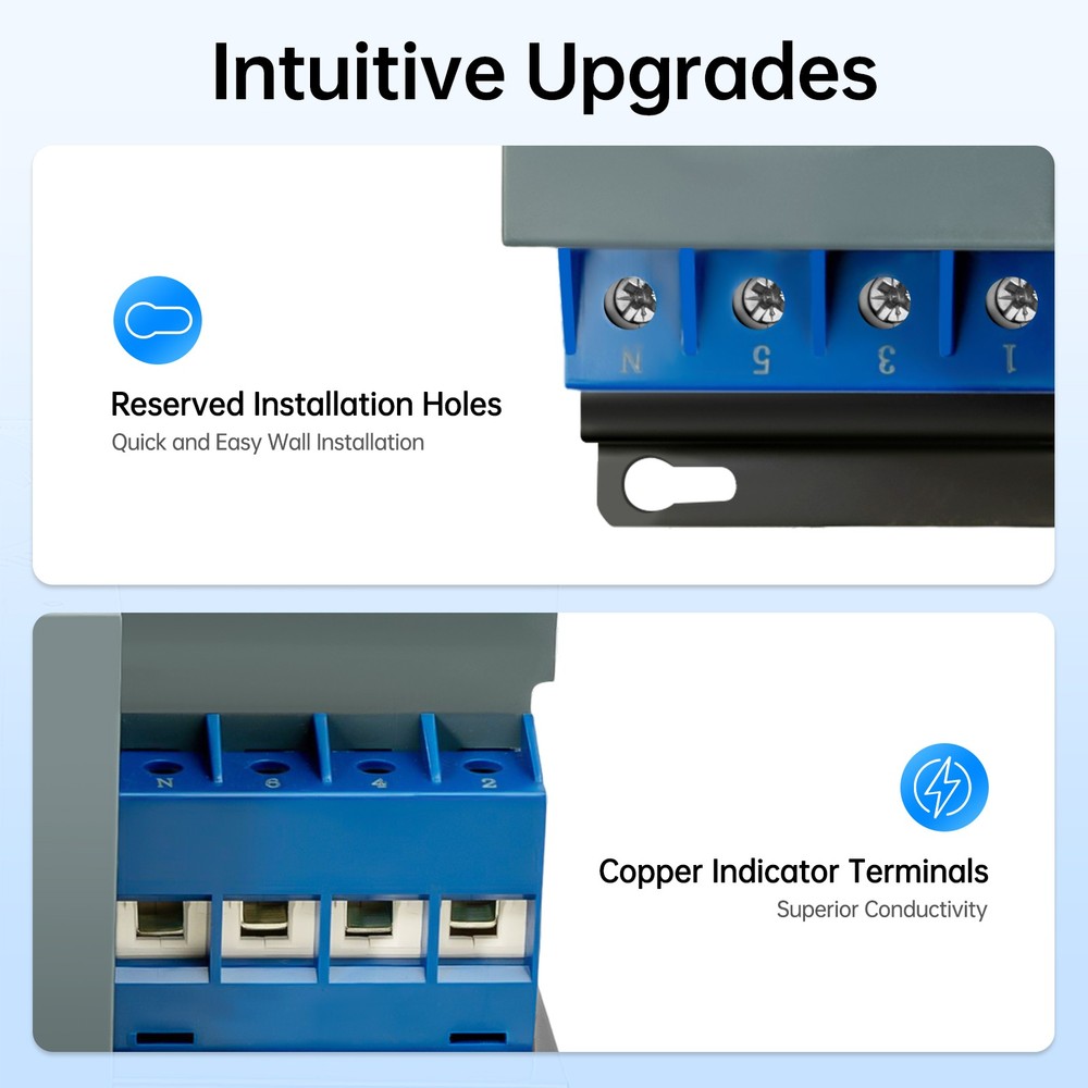 63A 4P ATS Dual Power Automatic Transfer Switch kit Generator Changeover Switch