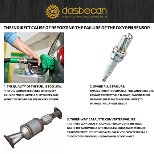 2Pcs O2 Oxygen Sensor Replacement Compatible with Dodge Challenger Durango